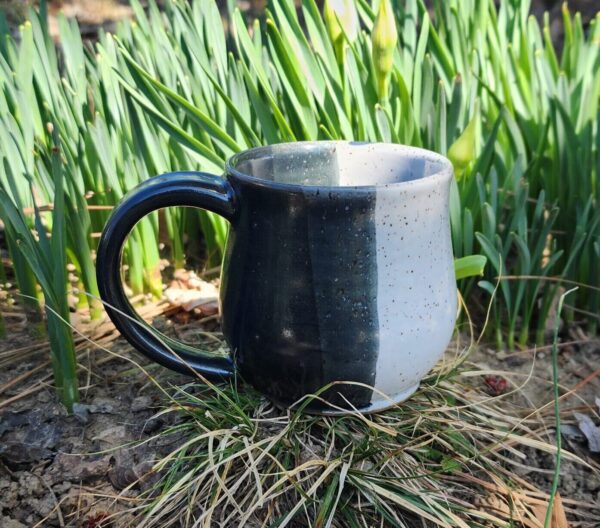 Monochrome Split Mug