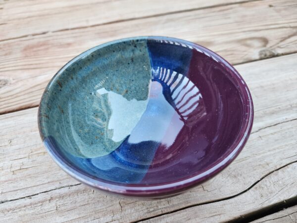 Purple & Blue Mug Bowl Set - Image 5