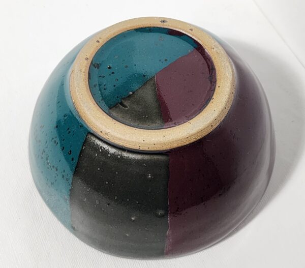 Teal Purple Black Bowl - Image 3